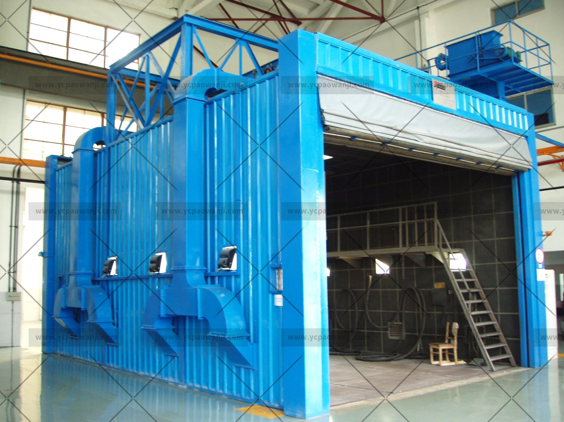 噴砂房的組成系統介紹